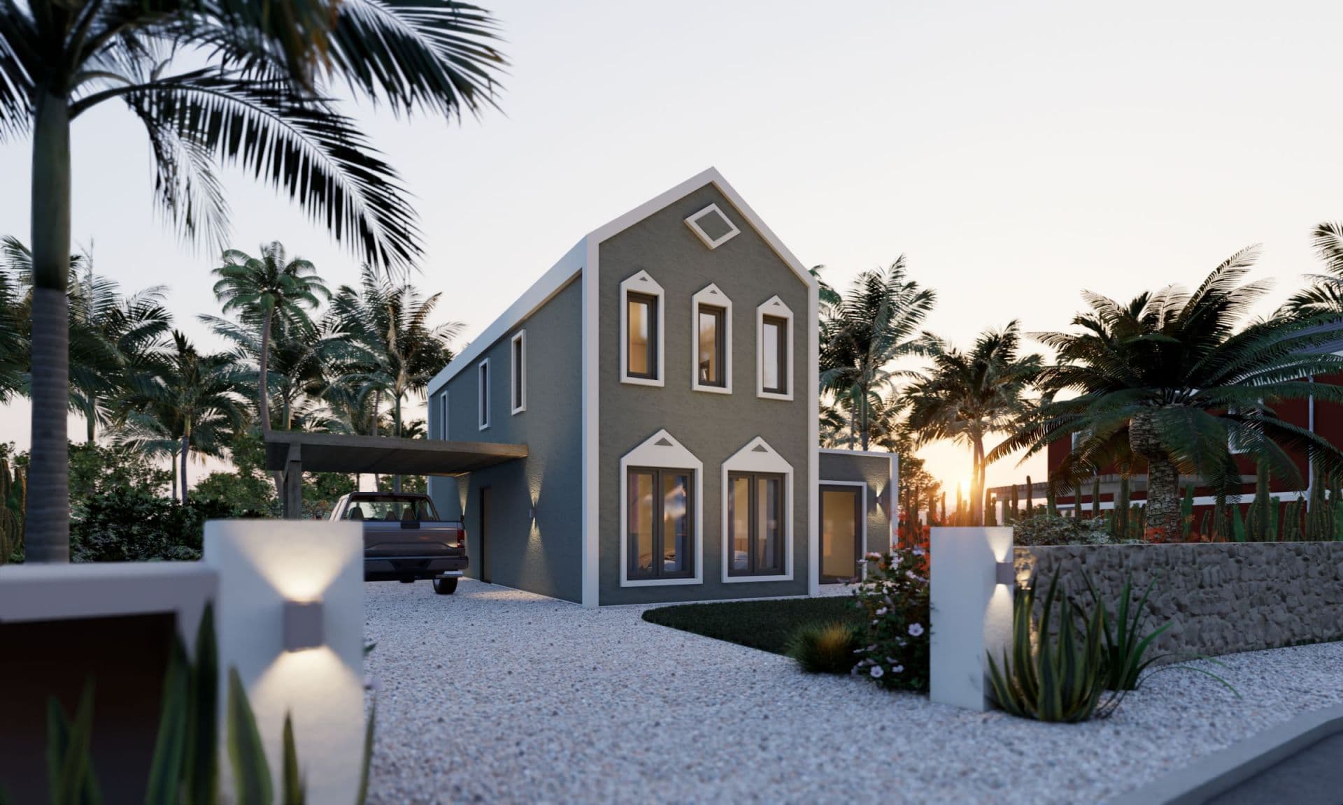Seru Blenchi 35 - New-Build 3BR Home with Pool