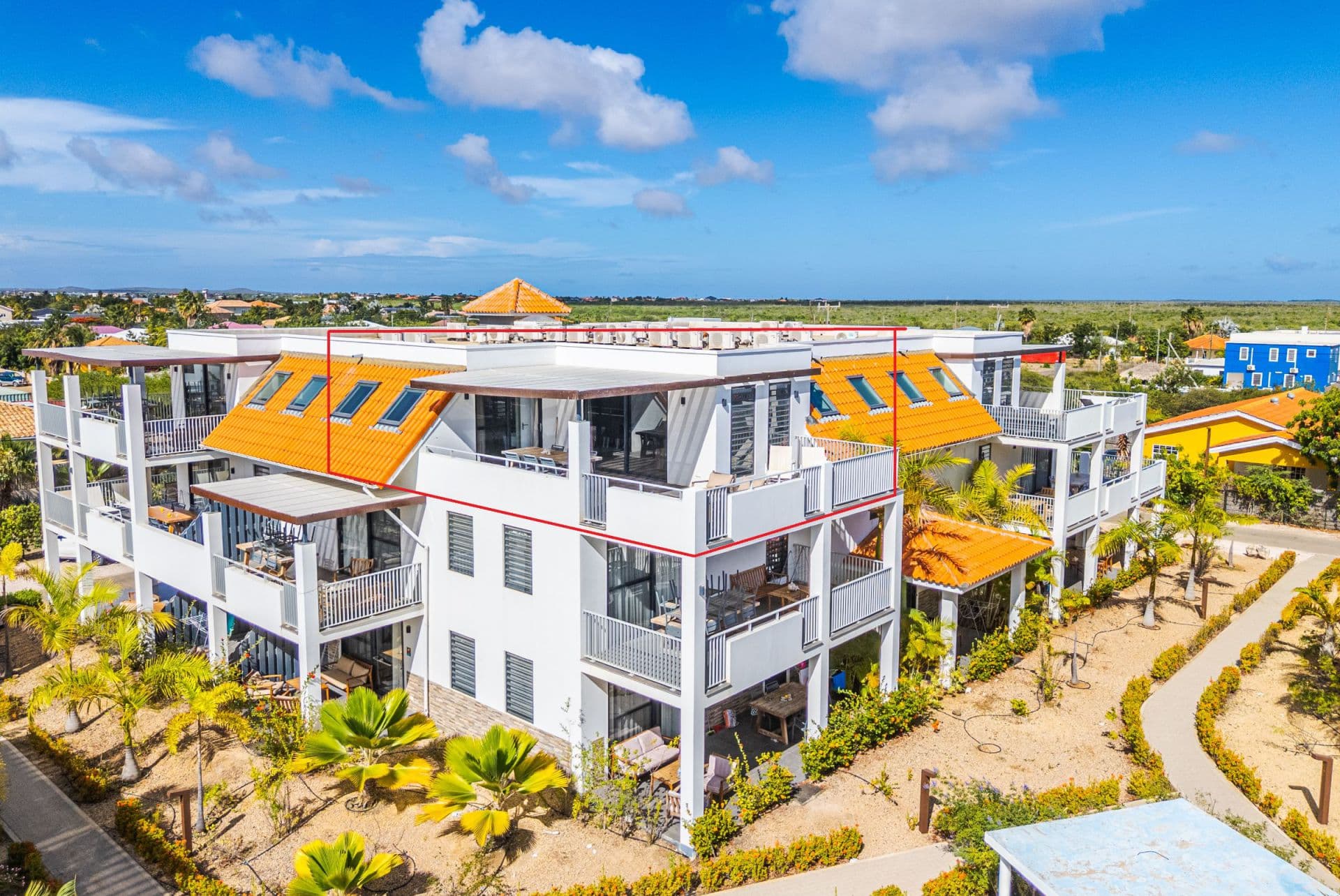 Resort Bonaire E2.2 Penthouse - 2BR with Sea View & Pool
