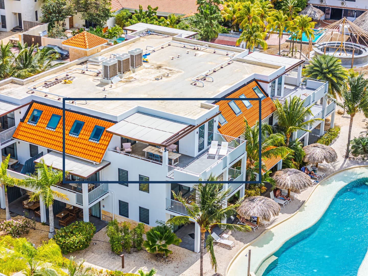 Resort Bonaire B2.2 - Gemeubileerd Penthouse met Groot Terras