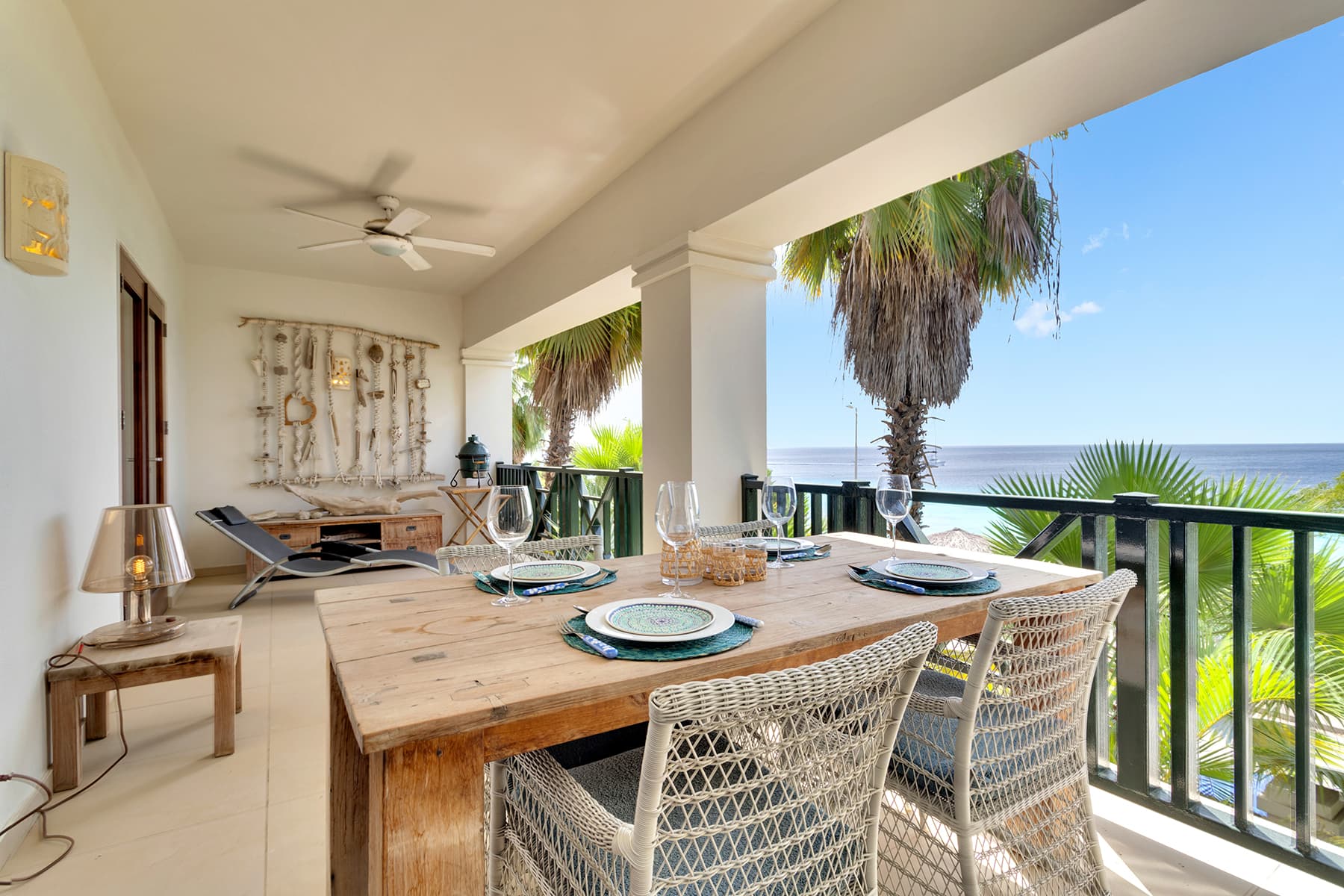 Chachacha Beach Apt - 2SK Zeezicht in Kralendijk