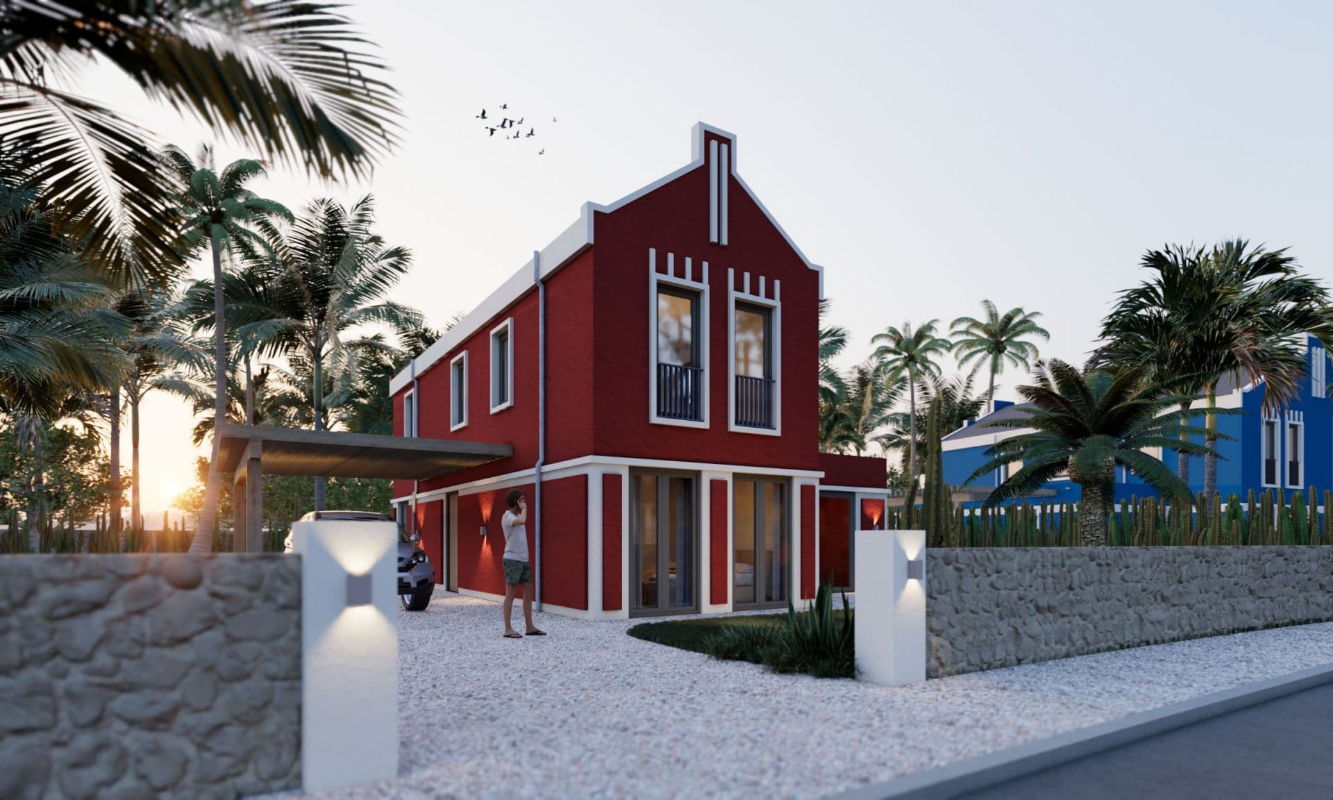 Seru Blenchi 34 - Nieuwbouw vrijstaande woning met zwembad